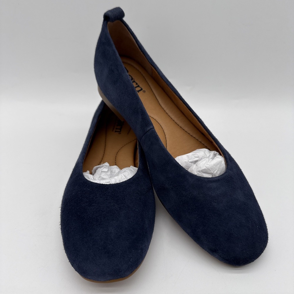 Born Patrice Ballet Flats Navy‎ Women's Size 6